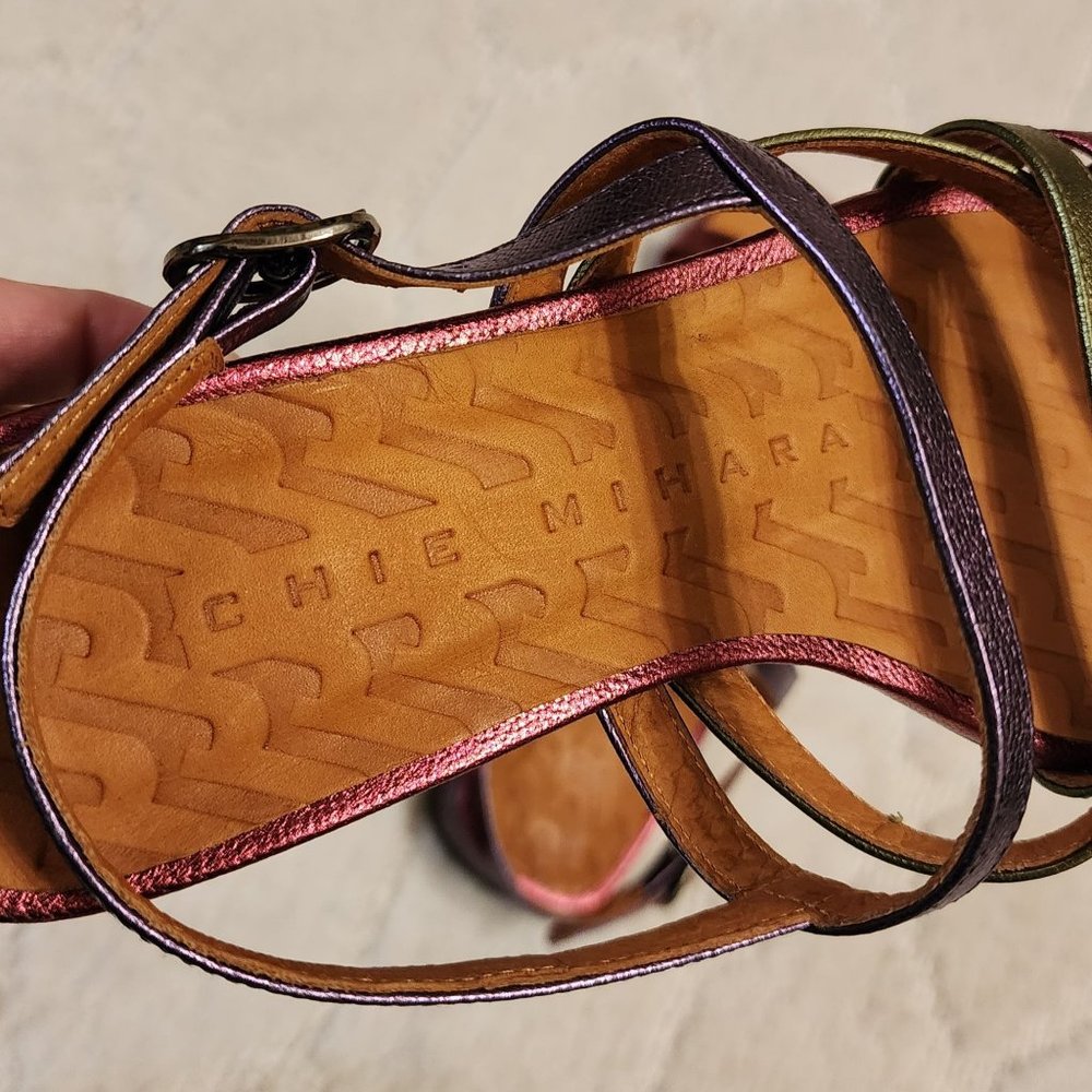 Chie Mihara Multicolor Telo Open Toe Sandals 36 5… - image 3